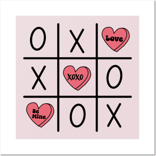 Valentines Day XOXO Be Mine Love Posters and Art